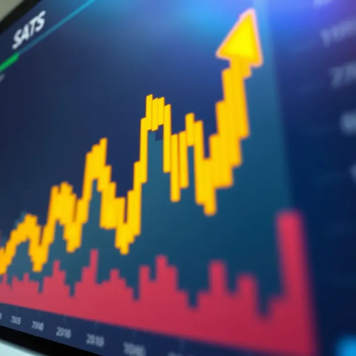 Analysis of SATS Cryptocurrency Price Trends Graph showing fluctuating trends of SATS cryptocurrency value over time
