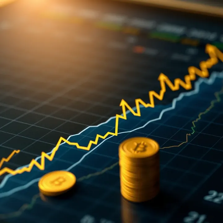 Graph showing gold price fluctuations with economic and geopolitical markers