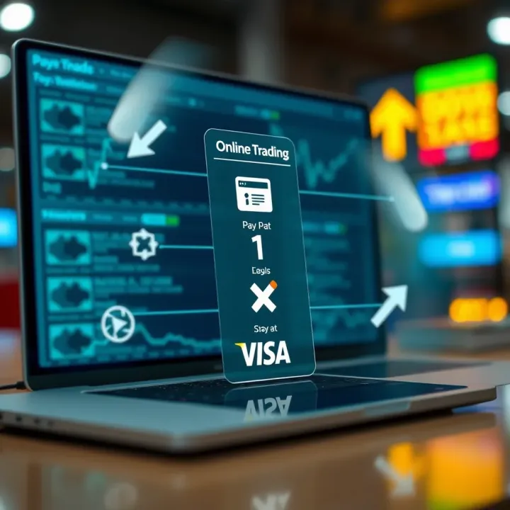 Graphic depicting various digital payment methods and marketing strategies for online businesses in Pakistan