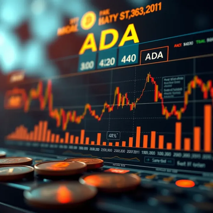 Chart illustrating factors influencing ADA's market valuation and potential price movements