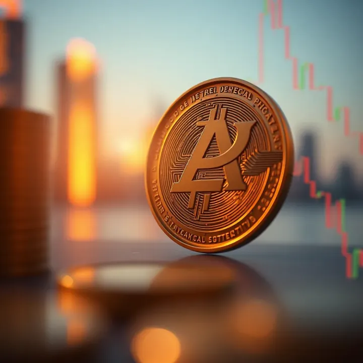Graph showing fluctuations in Algo Coin price influenced by market trends and technological updates