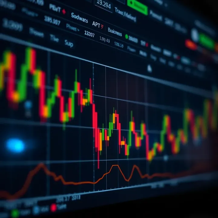 Graph displaying APT cryptocurrency price trends and market fluctuations