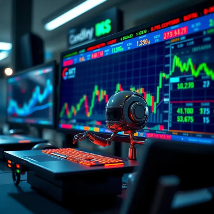 Automated Trading Algorithms in Binary Options Diagram illustrating automated trading algorithms executing binary options trades