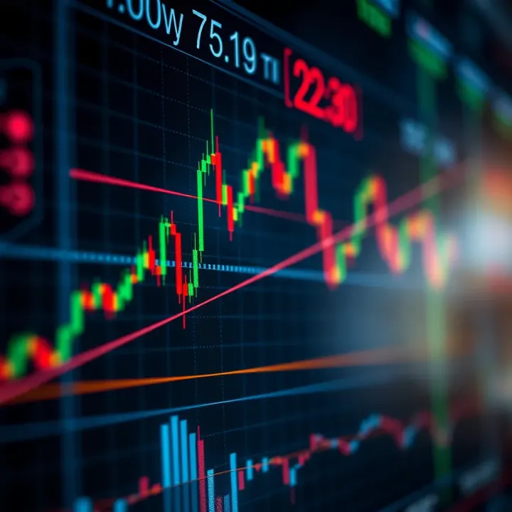 A comprehensive trading chart highlighting key technical levels and breakout points