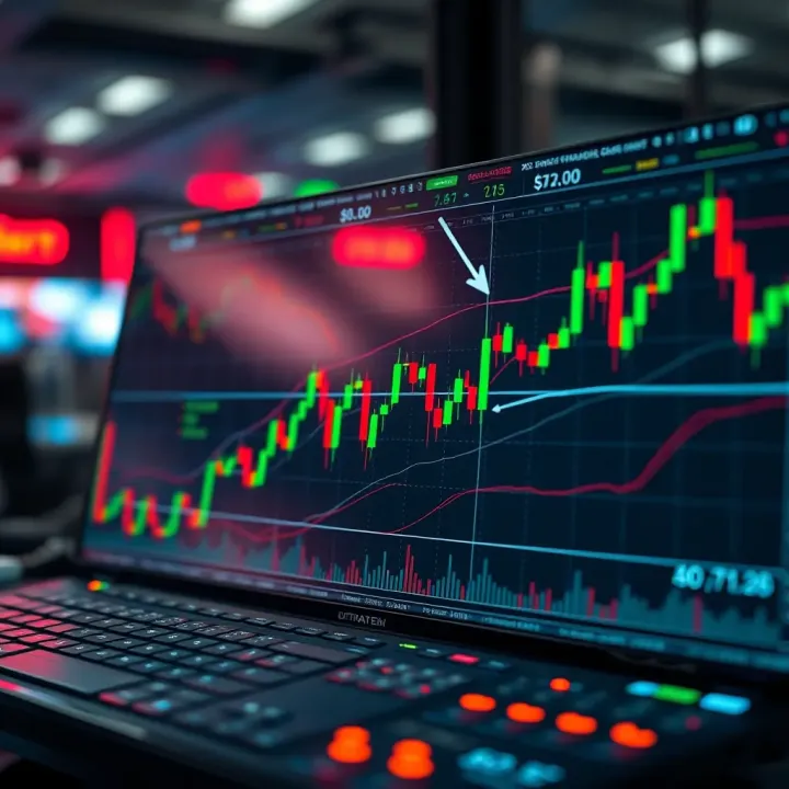 Visual representation of trading strategy integration using the XHMaster Formula Indicator with annotations on buy and sell signals