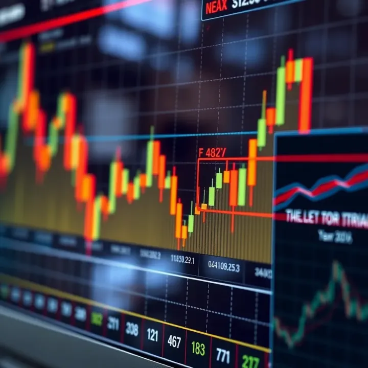 Graph illustrating the XHMaster Formula Indicator overlay on a financial trading chart showcasing trend analysis